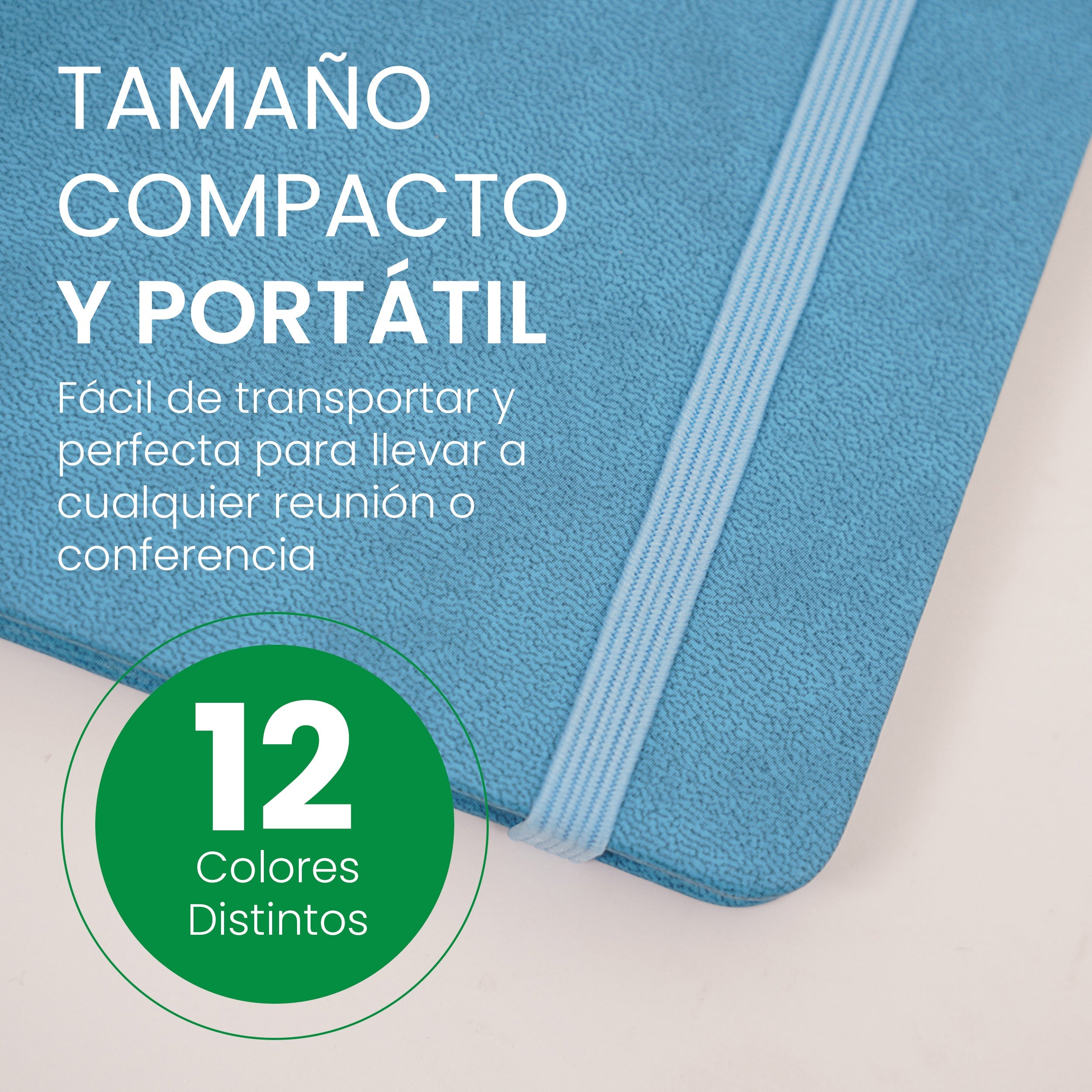 Libreta de Poliuretano con Pasta Dura y Separador