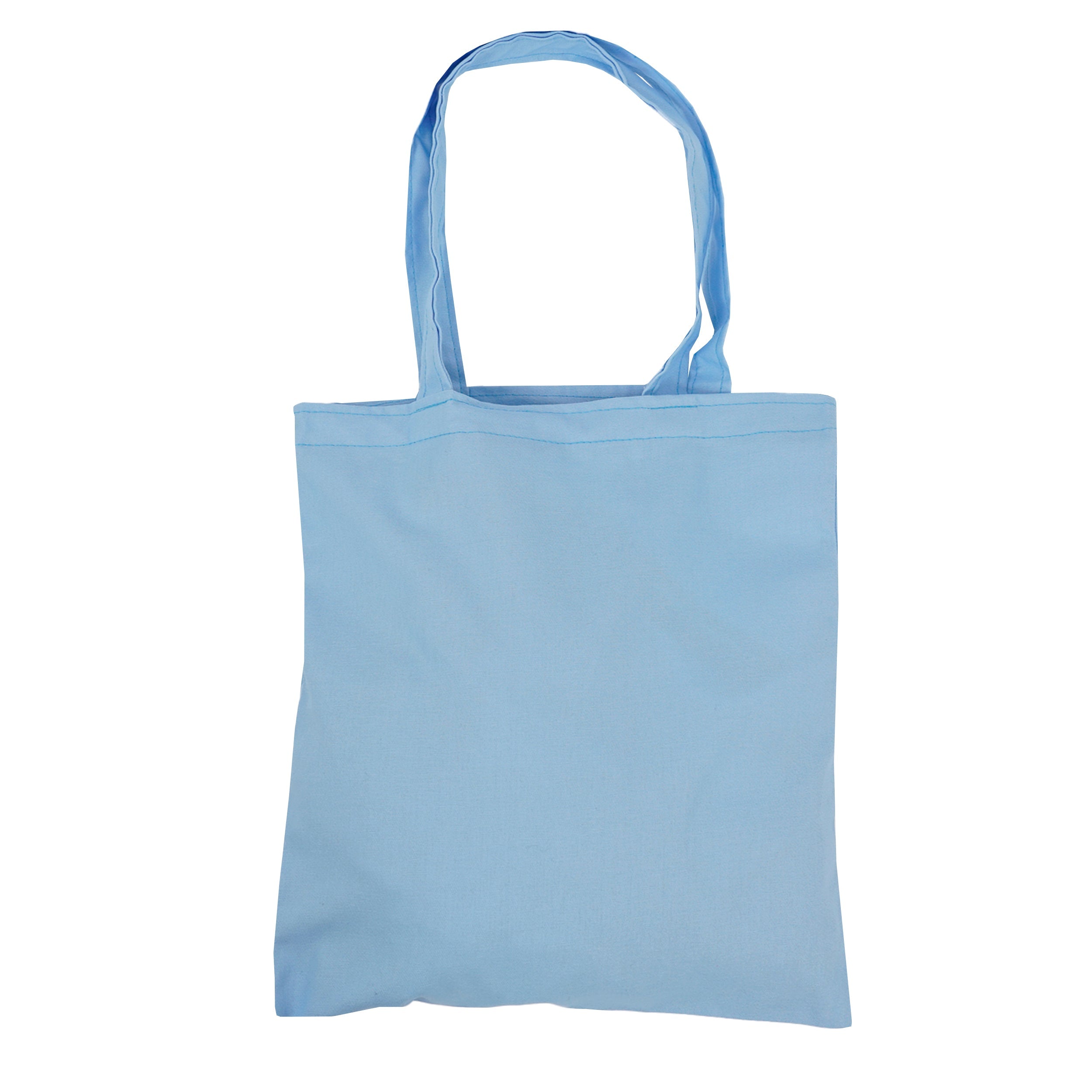 Bolsas Tote Bag de Gabardina color celeste