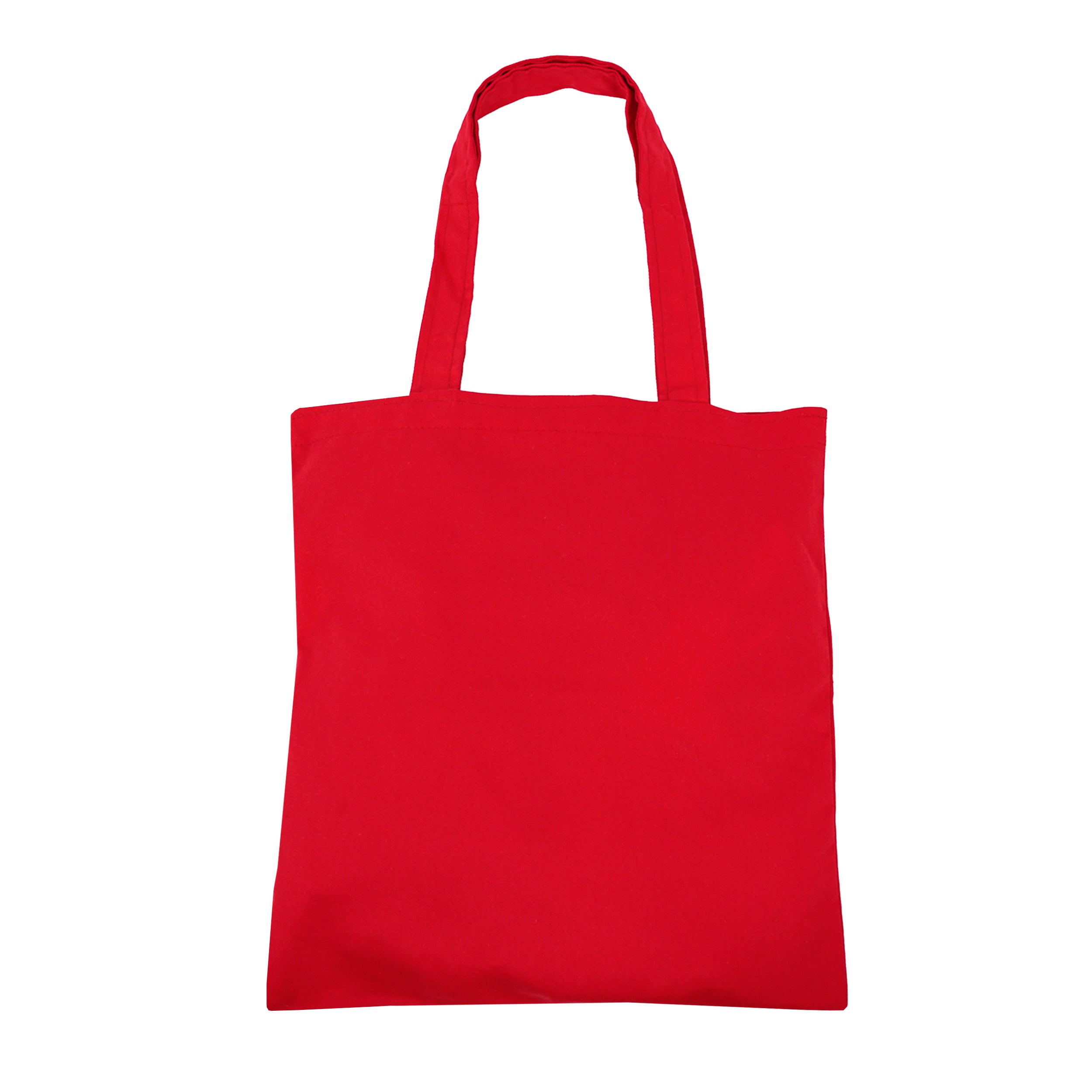 Bolsas Tote Bag de Gabardina color rojo