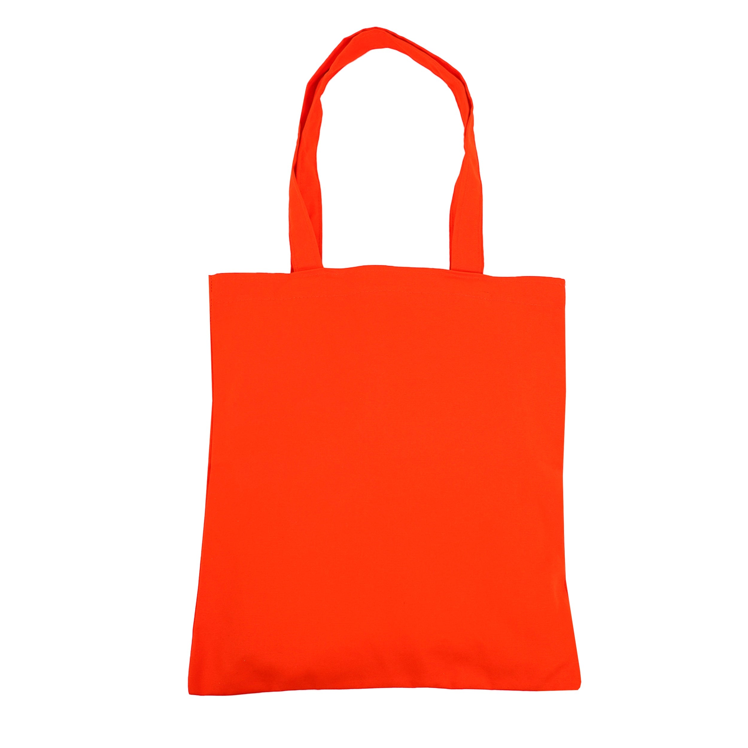 Bolsas Tote Bag de Gabardina color Naranja