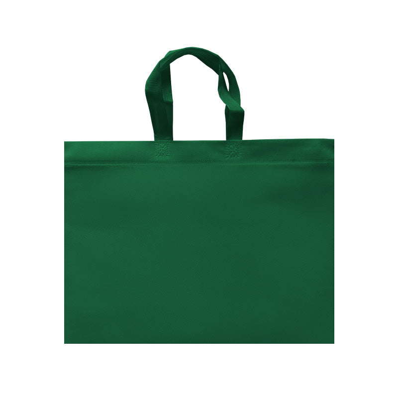 ECO PLANA SHOP HORIZONTAL 45X33X12CM CON ASAS - Verde Botella