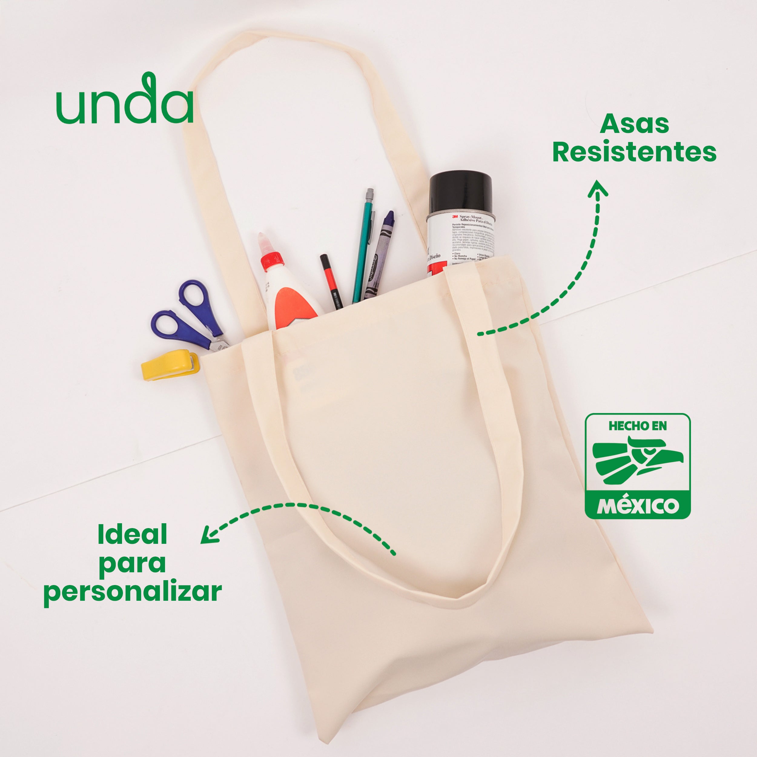 Bolsas Tote Bag de Poliéster 40X35 cm para Sublimar