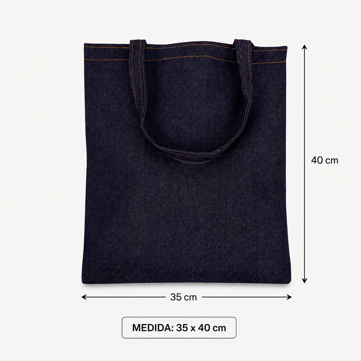 Bolsas Tote Bag De Mezclilla. 40 X 35 cm