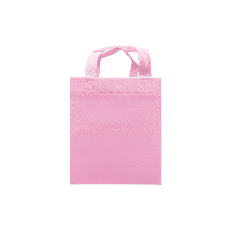 ECO BOX SMALL BAG 80G 20X24X11X11CM CON ASAS - Rosa Pastel